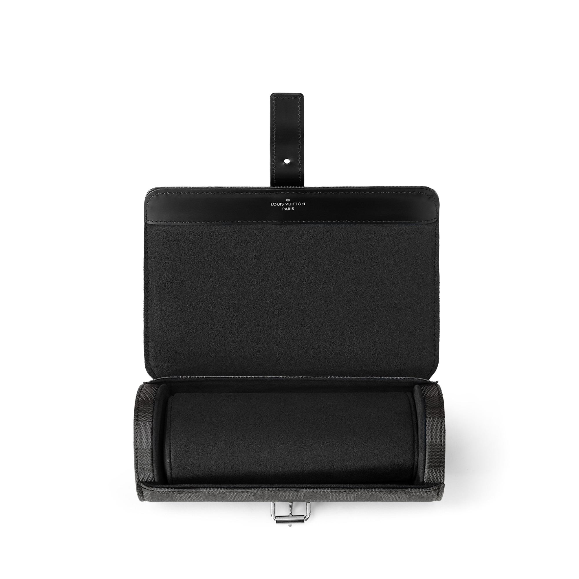 3 Watch Case Damier Graphite Canvas - Travel Bags and Rolling